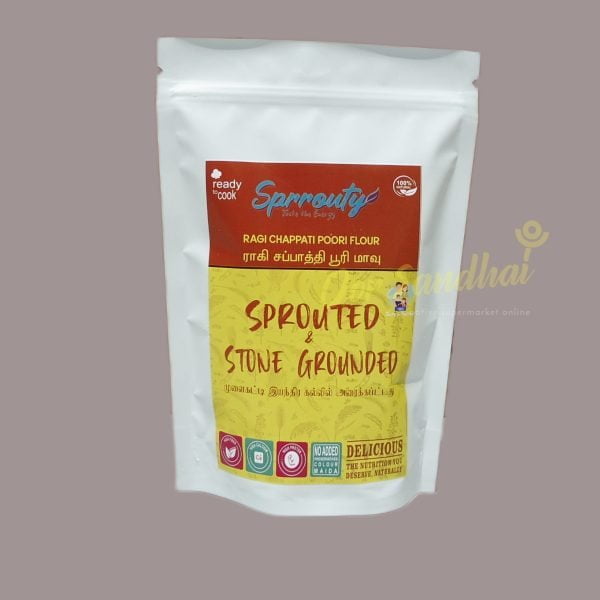 Sprouted Ragi Chapathi Poori Flour