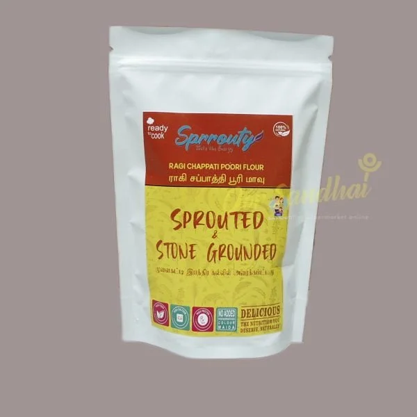 Sprouted Ragi Chapathi Poori Flour