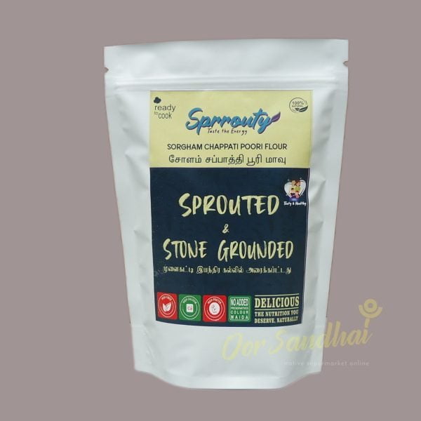 Sprouted Sorghum Chapathi Poori Flour